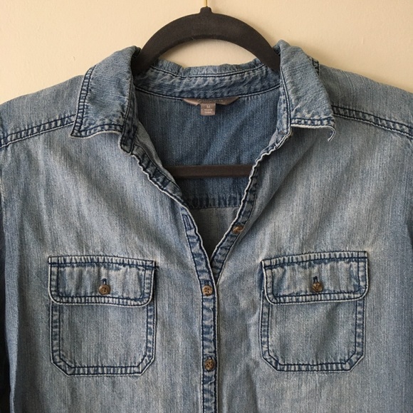 LAST DAY TO PURCHASE! Rubbish Blue Button-Down Shirt Size M - Picture 4 of 13